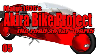 The Akira Bike Project-05-the road so far-part 5. Designing and building a recumbent motorcycle.