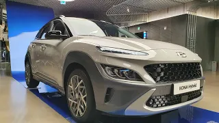 2021 Hyundai Kona hybrid EXTERIOR OR INTERIOR First Look.