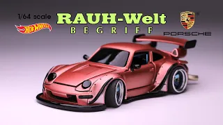 PORSCHE 993 GT2 Twin Turbo RWB custom Hotwheels