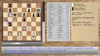 Game 2 - Botvinnik vs Bronstein - 1951 World Chess Championship