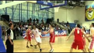 Mikhail Prokhorov playing in a charity basketball match