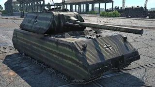 War Thunder: Maus German Super Heavy Tank Gameplay [1440p 60FPS]