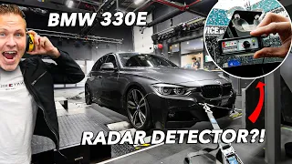 NIELS HOOGMA TUNED HIS BMW 330e!! THE RADAR DETECTOR?? does this still work?? We are going to test!