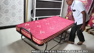 உங்க வீட்டுக்கு தேவையான Space Saving Furnitur | Foldable bed, Latex Mattress | Raja's Vlog