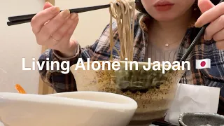 Daily Life Living in Japan | Celebrating Christmas Eve Alone| Grocery Shopping on Holiday