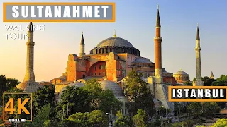 Sultanahmet Istanbul,Turkey 2023  (Blue Mosque Walking Tour  4K)