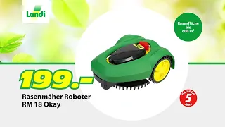 LANDI TV-Werbung - Box / Rasenmäher Roboter RM 18 Okay