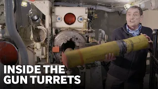 What was it like to work in the gun turrets? | HMS Belfast's Armament