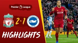 Liverpool 2-1 Brighton | Van Dijk headers see off Brighton | Highlights