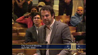 MONTGOMERY CITY COUNCIL MEETING (4/05/22)