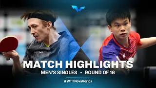 Highlights | Liam Pitchford vs Feng Yi-Hsin | MS R16 | WTT Contender Nova Gorica 2022