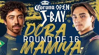 Yago Dora vs Barron Mamiya | Corona Open J-Bay 2023 - Round of 16 heat 8 - Condensed