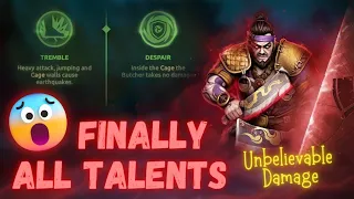 Finally 😭🔥 ! BUTCHER All talents UNLOCKED 🔓 || Level -13 Insane Damage 🤯 || Shadow Fight 4 Arena