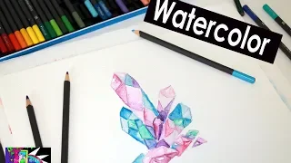 How to Paint Crystals in Watercolors
