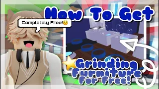 ⭐️🛋HOW TO GET GRINDING FURNITURE FOR FREE! in #adoptme 📦⭐️|#roblox |