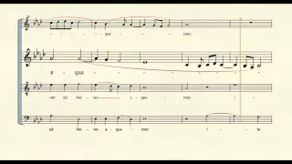 "Sicut Cervus" by Palestrina (alto part)