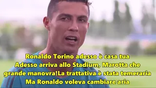 CRISTIANO RONALDO ALLA JUVE !!! CANZONE PARODIA