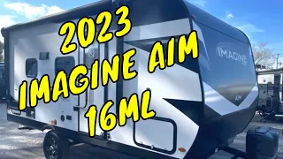 NEW 2023 GRAND DESIGN IMAGINE AIM 16ML Travel Trailer Dodd RV Walkthrough Solar