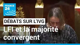 Inscription du droit à l'IVG dans la Constitution : LFI et majorité convergent • FRANCE 24