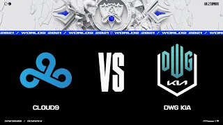 C9 vs. DK | Worlds Group Stage Day 4 | Cloud9 vs. DWG KIA (2021)