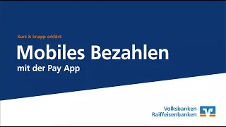 Mit der Pay App auf Ihrem Android-Smartphone einfach mobil bezahlen.