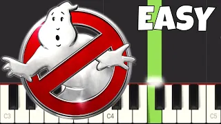 Ghostbusters Theme - EASY Piano Tutorial