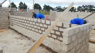 Building our brick house in sections, a short update