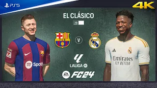 FIFA 24 - Barcelona vs Real Madrid - EL Clasico 23/24 | PS5™ [4K60]