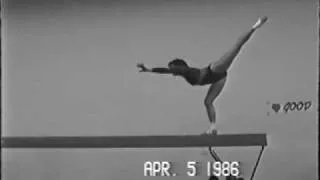 1986 Class 1 Gymnastics Compulsory Beam Routine