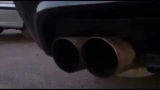 BMW E39 530I Hamann exhaust (бмв е39 выхлоп хаманн)