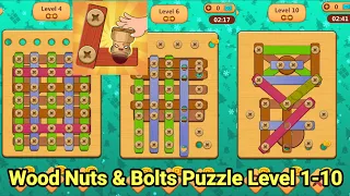 Wood Nuts & Bolts Puzzle Answers | All Levels | Level 1-10