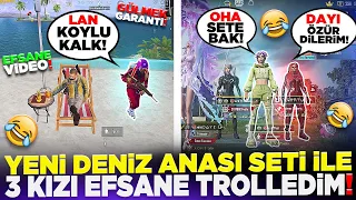 YENİ ZIRH-X DENİZ ANASI SETİ İLE KIZI EFSANE TROLLEDİM🤣 PUBG MOBILE