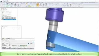 NCG CAM 5-Axis Flank Machining - NCG CAM 5-Axis Simulation Add-on Module