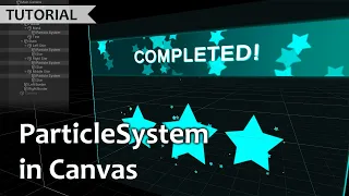 Система частиц в UI. Unity ParticleSystem in Canvas.