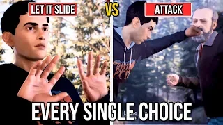 Stealing and Attacking Hank Vs Escaping - All Choices - Life Is Strange 2 All Choices (EPISODE 1)