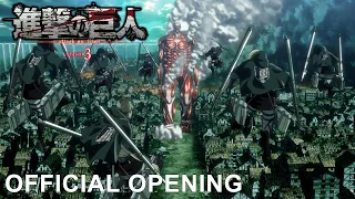 Attack on Titan Season 3 Part 2 Opening Movie｜Linked Horizon「Doukei to Shikabane no Michi」
