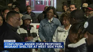 Chicagoans vow to camp out at park amid migrant shelter confusion