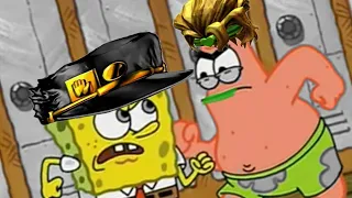 Spongebob Bizarre Adventure!!_parody of jotaro vs dio