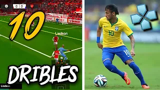 10 Dribles FÁCEIS para FAZER no RUMO AO ESTRELATO no PES de PPSSPP