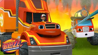 Big Rig Blaze Puts Out Forest Fire! | Blaze and the Monster Machines