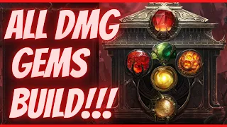 BEST ALL DAMAGE LEGENDARY GEMS BUILD - INSANE DMG!!! -  DIABLO IMMORTAL