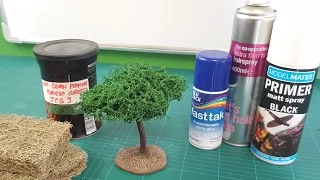Realistic Scenic Trees - Horsehair & Coarse Scatter Technique