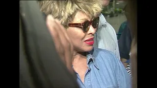 Tina Turner turns the tables on a reporter in Singapore, asking what's raunchy got to do with it?