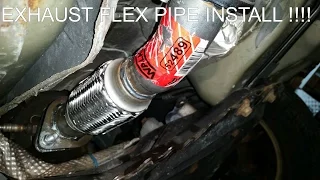 FLEX PIPE EXHAUST REPAIR !! EASY DIY !!!!