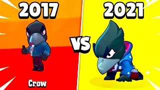 EVOLUZIONE dello SBLOCCO dei BRAWLER dal 2017 al 2021! Brawl Stars ITA