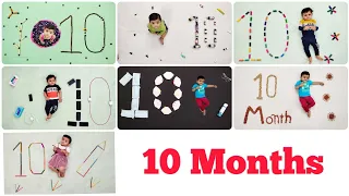 10 Months Baby Photoshoot Ideas at Home