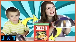 Cheez-It vs Real Food Switch Up Challenge / Jake and Ty