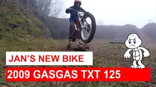 GasGas TXT125, Jan’s new trials bike