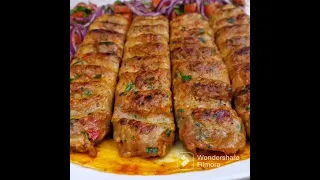 Chicken Adana Kebab||Turkish kebab #recipe #shorts #food #reels #foodie #viral #turkish #adanakebab