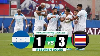 H0nduras cayó ante C0sta Rlca 1-3 renuncia a su sueño y quedó eliminada Liga Naciones 2024